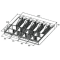 Лоток для грошової скрині Maken Tray-4158