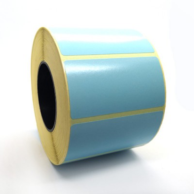 Етикетка T.Eco 58x30 блакитна