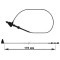 Соединитель (хомут) Loop Pins (178 мм, 500 шт) (черный)