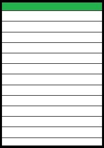 Етикетка 14 шт на аркуші А4 (210 x 21,2 мм)