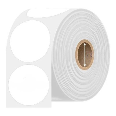 Поліпропіленова етикетка 82x82(коло)