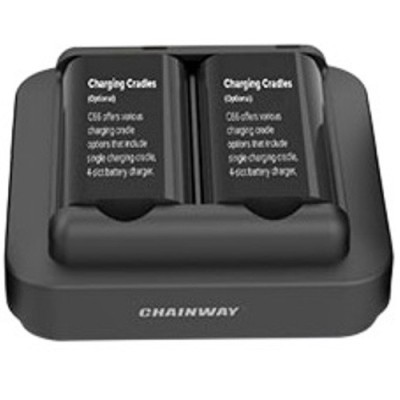 2-х слотовое зарядное устройство для аккумулятора ТЗД Chainway (CRD-C61-PBC)