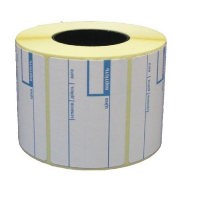 Етикетка із препринтом T.Eco 58x40(650)